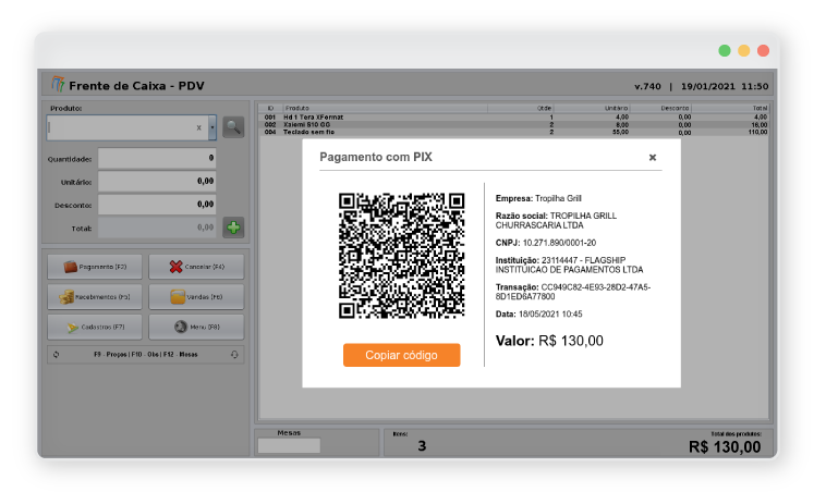 GranMoney pay Pagamento via Pix